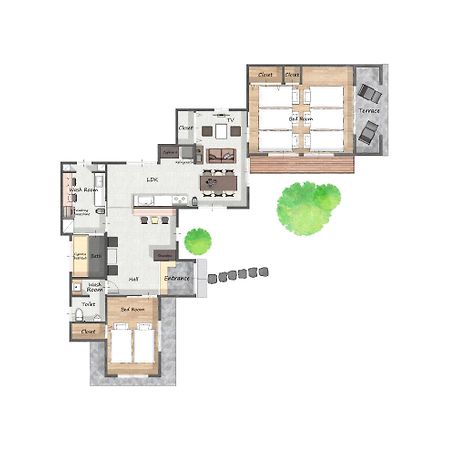 Villa Touchian Okayama Esterno foto
